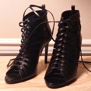 Zara Elegant Black Heels Size 37 NWOT